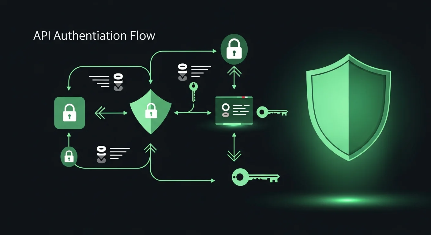 API authentication flow visualization