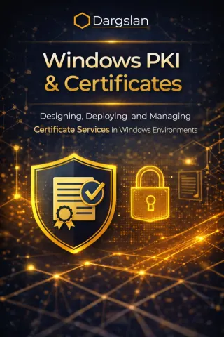 Windows PKI & Certificates — Dargslan eBook cover