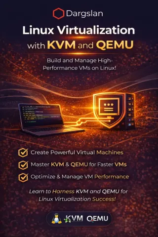 Linux Virtualization with KVM and QEMU — Dargslan eBook cover