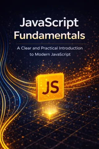 JavaScript Fundamentals — Dargslan eBook cover