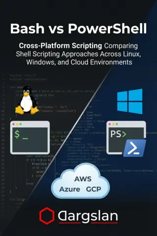 Bash vs PowerShell: Cross-Platform Scripting — Dargslan eBook cover