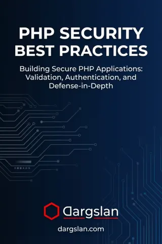 PHP Security Best Practices — Dargslan eBook cover