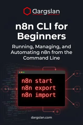 n8n CLI for Beginners — Dargslan eBook cover