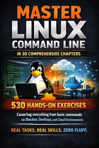 Master Linux Command Line in 30 Comprehensive Chapters — Dargslan eBook cover