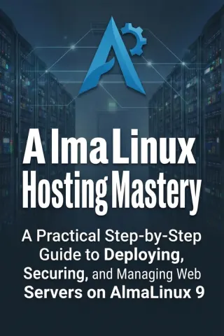 AlmaLinux Hosting Mastery — Dargslan eBook cover