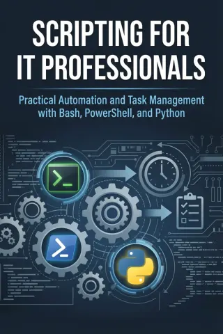 Scripting for IT Professionals — Dargslan eBook cover