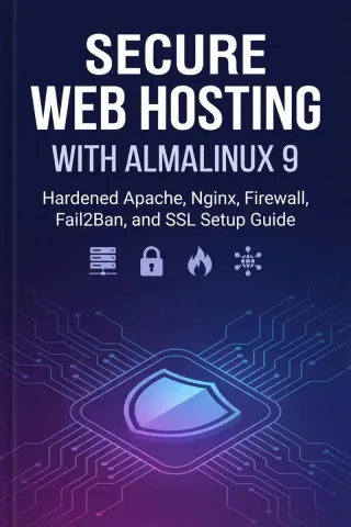 Secure Web Hosting with AlmaLinux 9 — Dargslan eBook cover