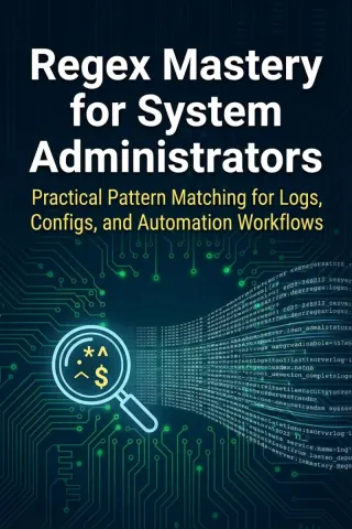 Regex Mastery for System Administrators — Dargslan eBook cover