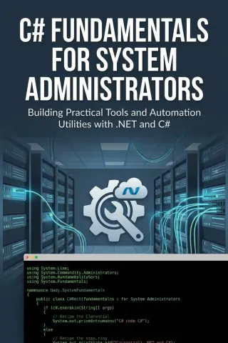 C# Fundamentals for System Administrators — Dargslan eBook cover