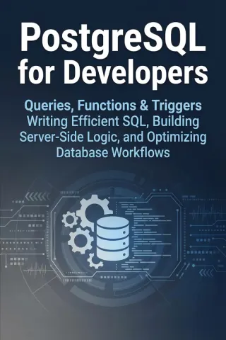 PostgreSQL for Developers: Queries, Functions & Triggers — Dargslan eBook cover