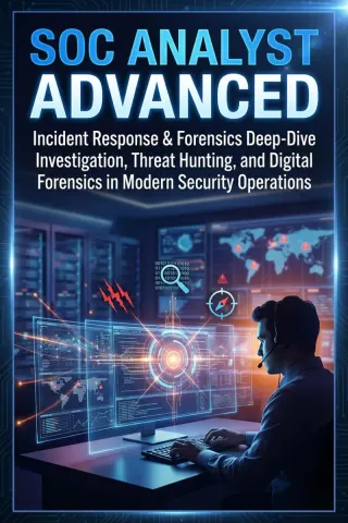 SOC Analyst Advanced: Incident Response & Forensics — Dargslan eBook cover