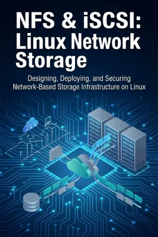 NFS & iSCSI: Linux Network Storage — Dargslan eBook cover