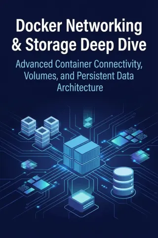 Docker Networking & Storage Deep Dive — Dargslan eBook cover