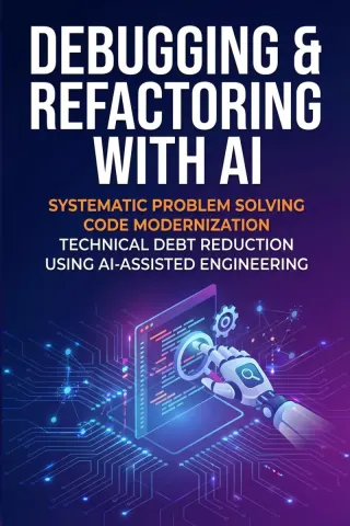 Debugging & Refactoring with AI — Dargslan eBook cover