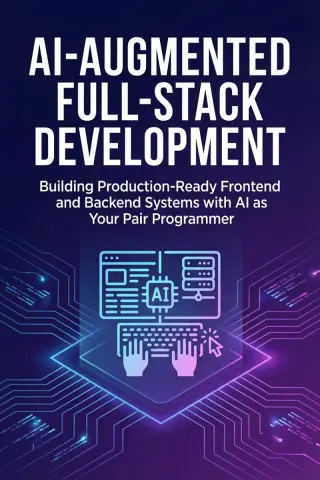 AI-Augmented Full-Stack Development — Dargslan eBook cover