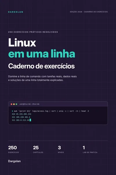 Linux em uma linha
