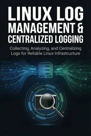 Linux Log Management & Centralized Logging — Dargslan eBook cover