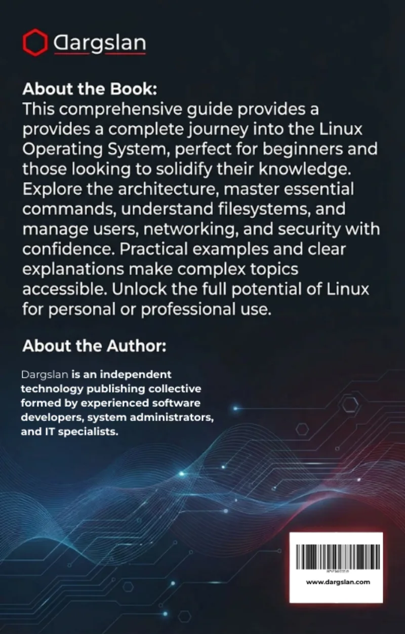 Linux Operating System: The Complete Guide back cover