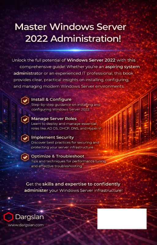 Windows Server 2022 Administration back cover