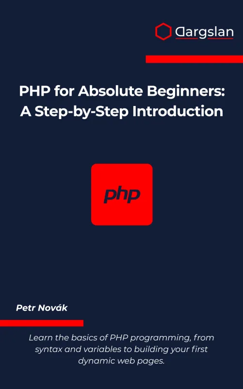 PHP for Absolute Beginners: A Step-by-Step Introduction - Low Vision Cover