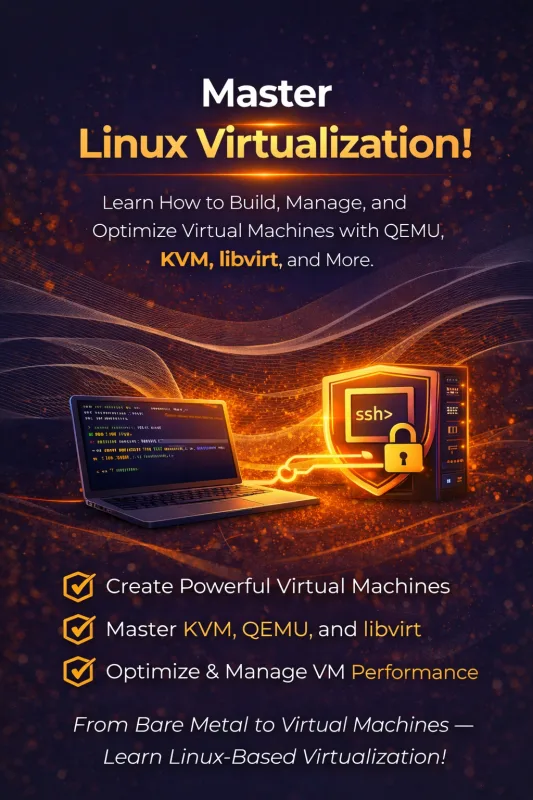 Linux Virtualization Stack: QEMU, KVM, libvirt, and virt-manager back cover