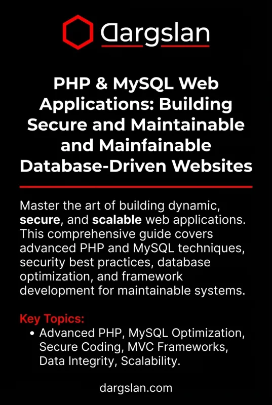 PHP & MySQL Web Applications back cover