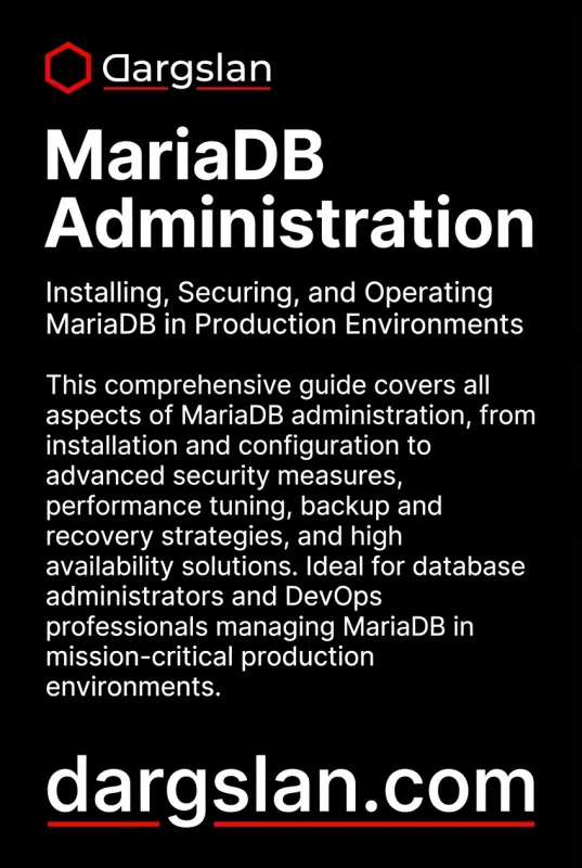 MariaDB Administration back cover