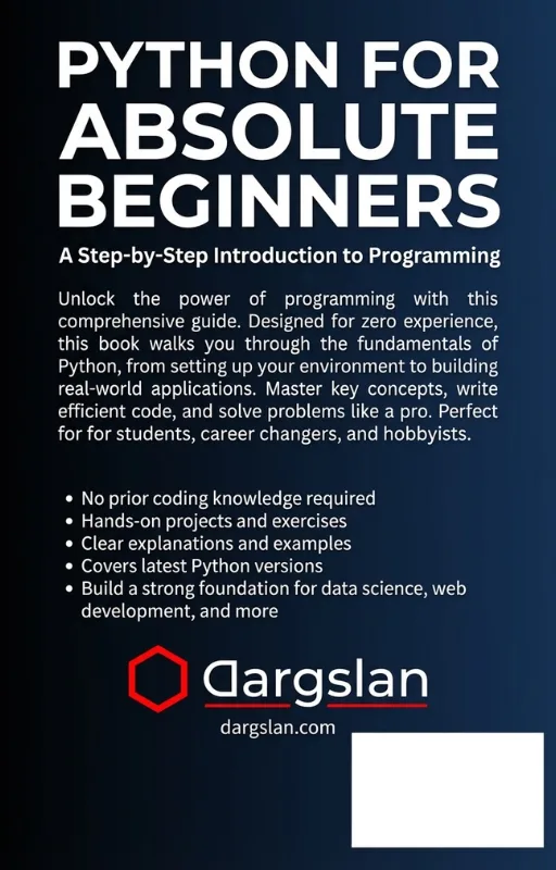 Python for Absolute Beginners back cover