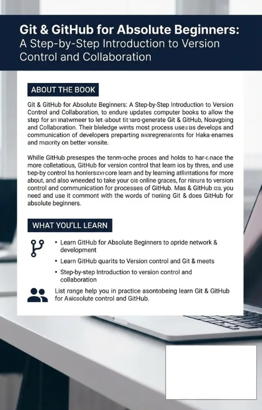 Git & GitHub for Absolute Beginners back cover