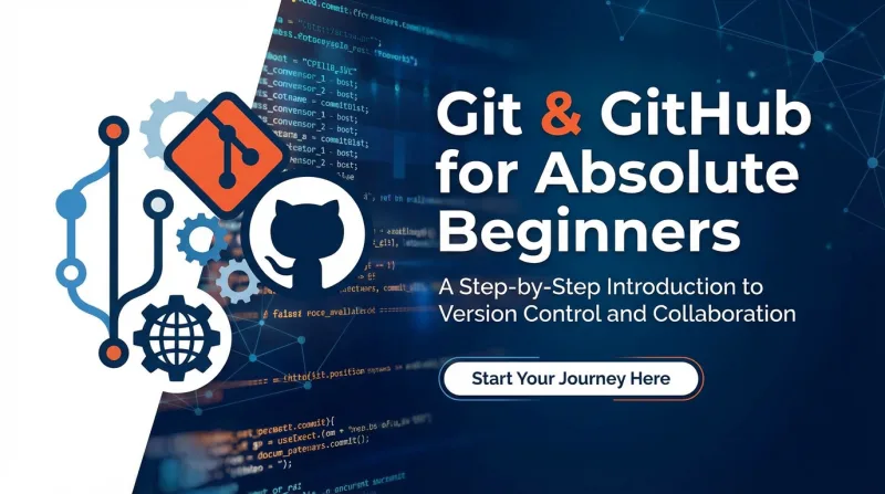Git & GitHub for Absolute Beginners banner 2