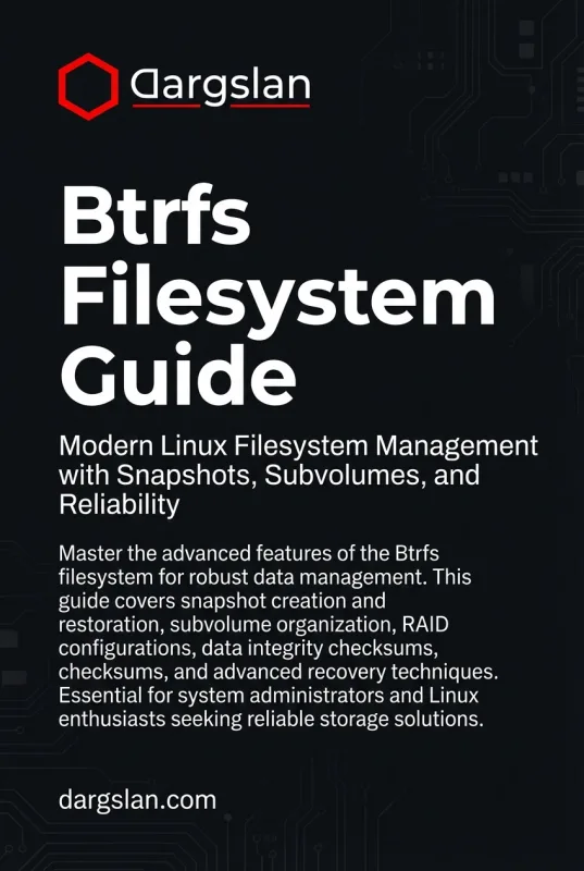 Btrfs Filesystem Guide back book cover