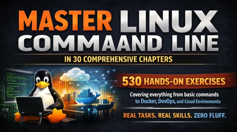 Master Linux Command Line in 30 Comprehensive Chapters banner 1