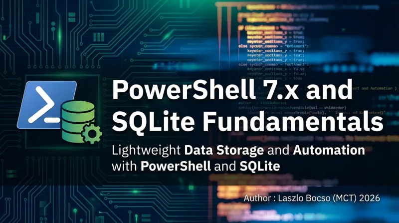 PowerShell 7.x and SQLite Fundamentals banner 2