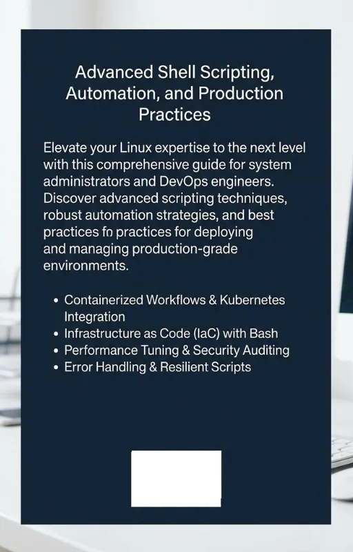 Bash Mastery 2026 ebook back cover