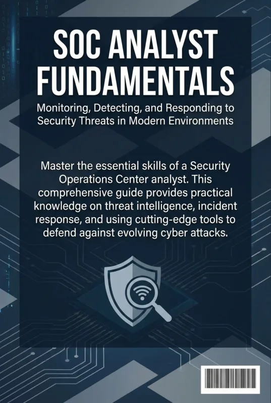 SOC Analyst Fundamentals ebook back cover