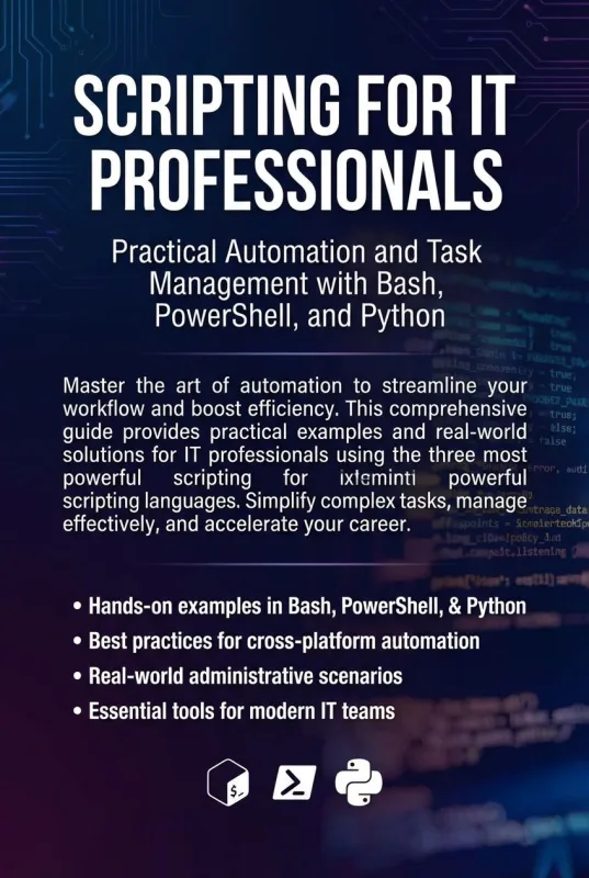 Scripting for IT Professionals ebook back cover