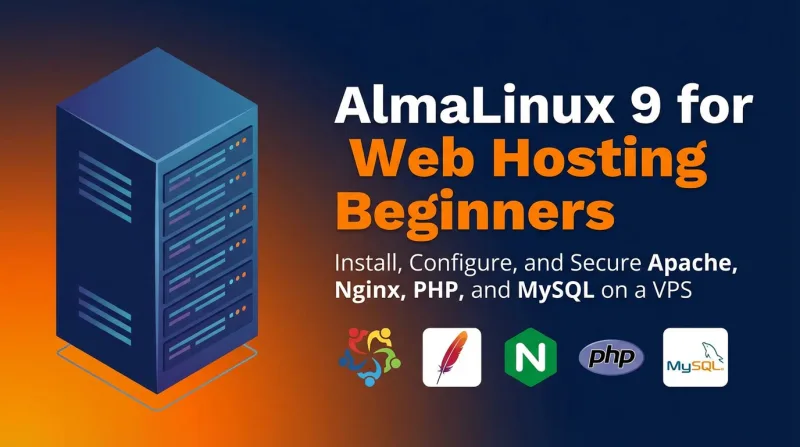 AlmaLinux 9 for Web Hosting Beginners ebook banner 1