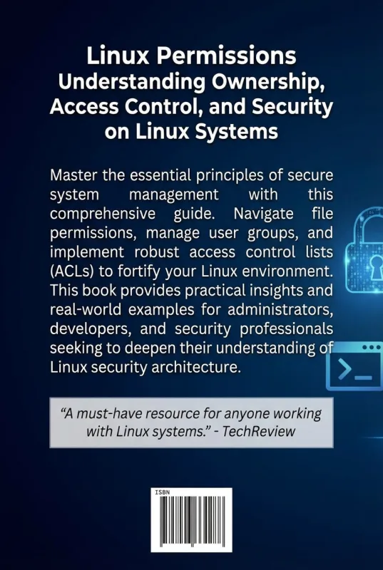 Linux Permissions ebook back cover