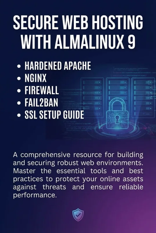 Secure Web Hosting with AlmaLinux 9 ebook back cover