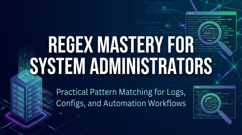 Regex Mastery for System Administrators ebook banner 1