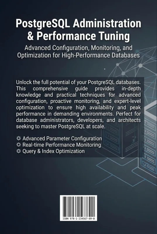 PostgreSQL Administration & Performance Tuning back ebook cover