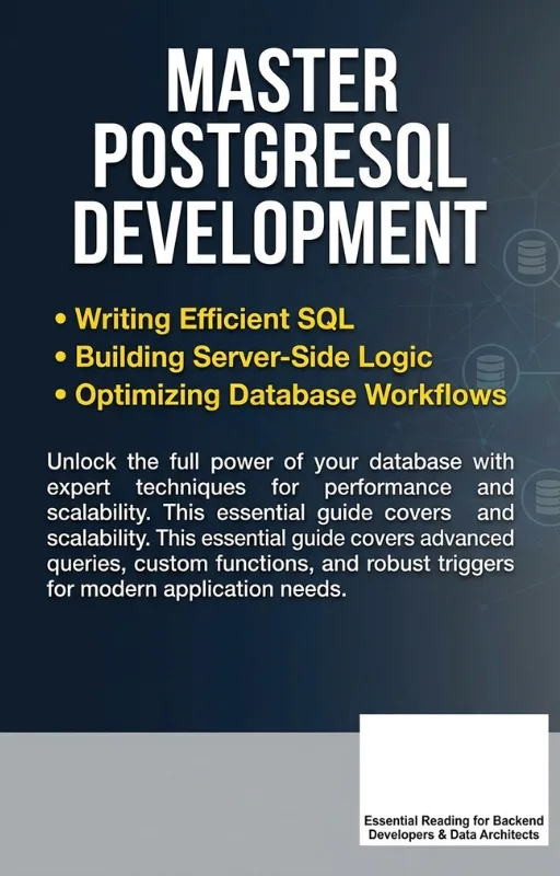 PostgreSQL for Developers: Queries, Functions & Triggers ebook back cover