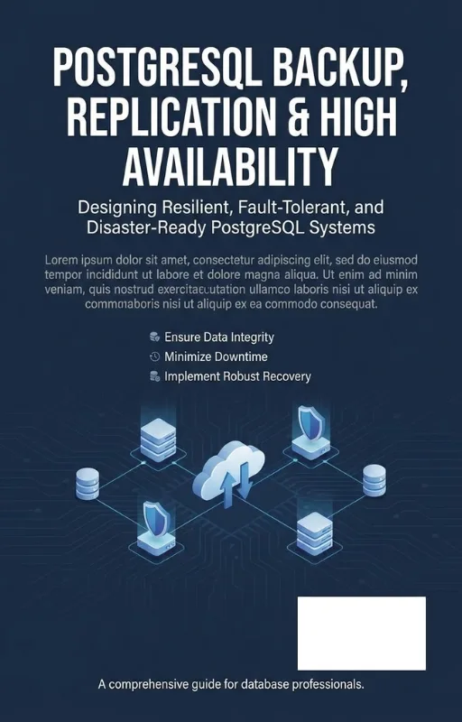 PostgreSQL Backup, Replication & High Availability ebook back cover