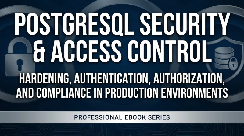 PostgreSQL Security & Access Control ebook banner 1