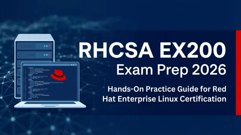 RHCSA EX200 Exam Prep 2026 ebook banner 1
