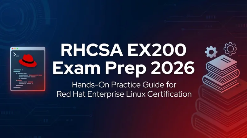 RHCSA EX200 Exam Prep 2026 ebook banner 3