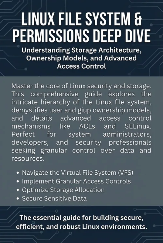 Linux File System & Permissions Deep Dive ebook back cover