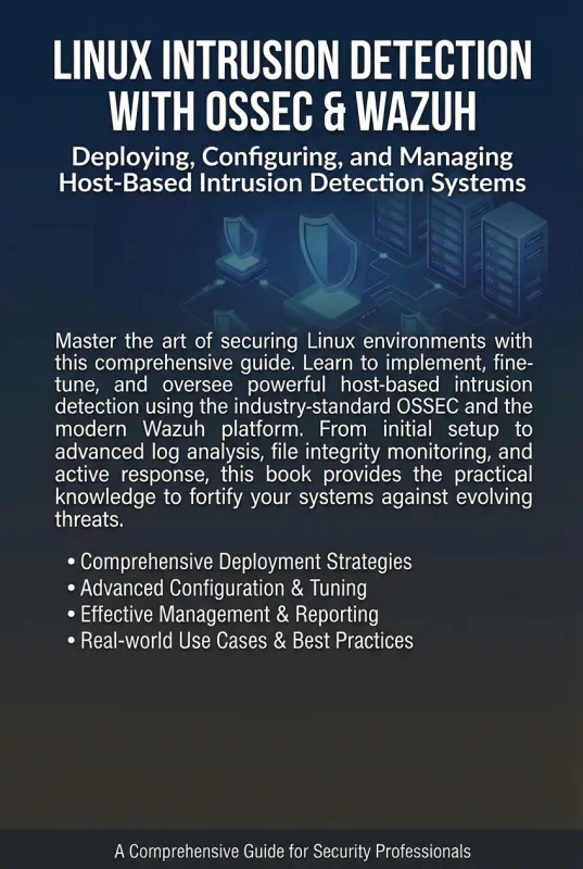 Linux Intrusion Detection with OSSEC & Wazuh ebook back cover