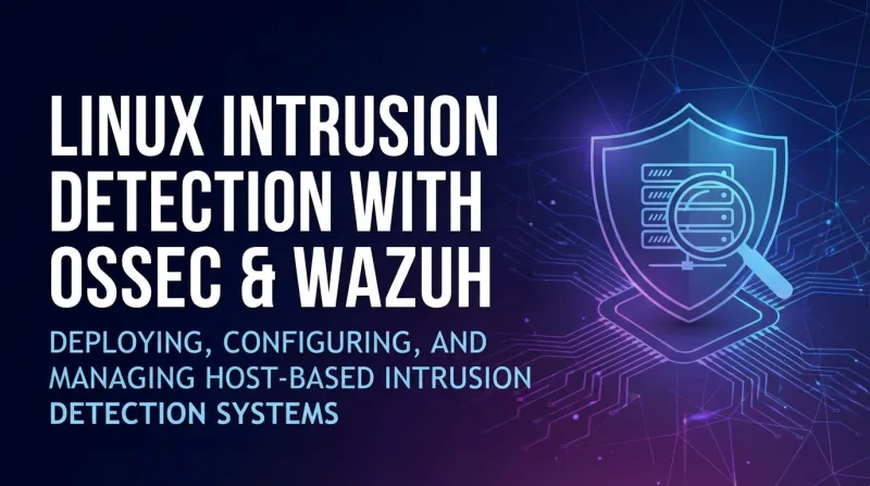 Linux Intrusion Detection with OSSEC & Wazuh ebook banner 2