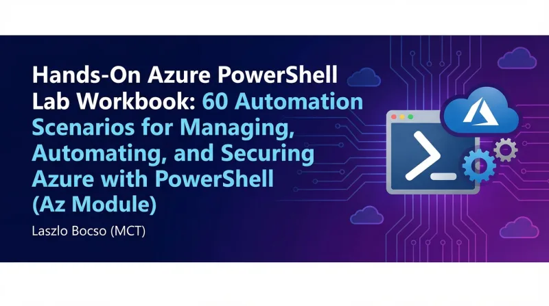 Hands-On Azure PowerShell Lab Workbook ebook banner 1